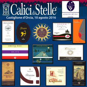 calici di stelle 2016 etichette vino orcia doc